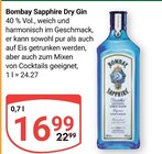 Aktuelles Dry Gin Angebot bei GLOBUS in Siegen (Universitätsstadt) ab 16,99 €