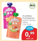 Fruchtpüree von Fruchtbar für 0,99 € bei budni im Angebot Fruchtpüree von Fruchtbar im aktuellen budni Prospekt