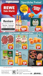REWE Prospekt "Dein Markt" für Oberhausen, 31 Seiten, 22.07.2024 - 27.07.2024