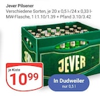 Aktuelle Jever Angebote bei GLOBUS in Saarbrücken Aktuelles Pilsener Angebot bei GLOBUS in Saarbrücken ab 10,99 €