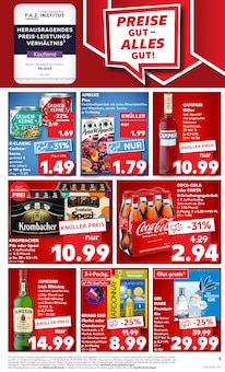 Getränke im Kaufland Prospekt "Aktuelle Angebote" mit 54 Seiten (Recklinghausen)