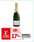 CHAMPAGNE - VEUVE ÉMILLE en promo chez Auchan Supermarché Gujan-Mestras à 17,90 €