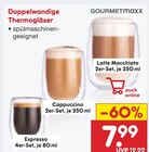 Doppelwandige Thermogläser im Angebot bei Netto Marken-Discount in Hofheim Doppelwandige Thermogläser Angebote von GOURMETMAXX bei Netto Marken-Discount Hofheim für 7,99 €