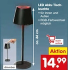 LED Akku Tischleuchte Angebote bei Netto Marken-Discount Gelsenkirchen für 14,99 €