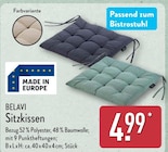 Sitzkissen Angebote von BELAVI bei ALDI Nord Brandenburg für 4,99 €