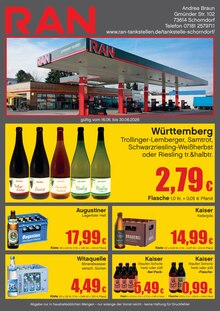 Bier im aktuellen RAN Prospekt (Schorndorf) Bier im RAN Prospekt "RAN" mit 2 Seiten (Schorndorf)