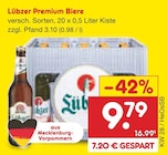 Premium Biere im Angebot bei Netto Marken-Discount in Parchim Premium Biere Angebote von Lübzer bei Netto Marken-Discount Parchim für 9,79 €