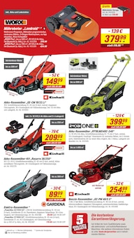 Rasenmäher im toom Baumarkt Prospekt "Respekt, wer's selber macht." mit 28 Seiten (Cottbus)