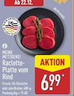 Raclette-Platte vom Rind von Meine Metzgerei im aktuellen ALDI Nord Prospekt für 6,99 €