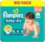 Couches Baby-dry - PAMPERS en promo chez Carrefour Colmar à 16,99 €