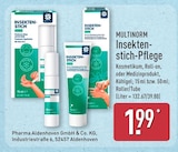 Insektenstich-Pflege Roll-on von Multinorm im aktuellen ALDI Nord Prospekt
