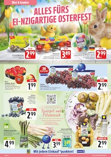Eier im EDEKA Prospekt "Wir lieben Lebensmittel!" mit 34 Seiten (Erlangen)