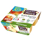 Desserts Fruitiers "Offre Eco" - CHARLES & ALICE dans le catalogue Carrefour Market