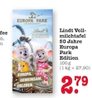 Vollmilchtafel 50 Jahre Europa Park Edition Angebote von Lindt bei E center Offenbach für 2,79 €