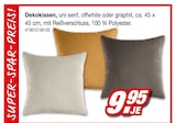Dekokissen uni senf Angebote bei Möbel AS Konstanz für 9,95 €