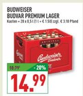 BUDVAR PREMIUM LAGER im Angebot bei Marktkauf in Paderborn BUDVAR PREMIUM LAGER Angebote von BUDWEISER bei Marktkauf Paderborn für 14,99 €