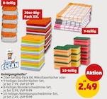 Mikrofasertücher von CLEVER CLEAN im aktuellen Penny Prospekt für 2,49 €