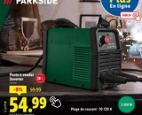 Poste à souder Inverter - PARKSIDE en promo chez Lidl Poste à souder Inverter - PARKSIDE dans le catalogue Lidl