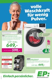 Aktueller EP: Prospekt, "volle Waschkraft für wenig Pulver.", mit Angeboten der Woche, gültig von 23.02.2024 bis 23.02.2024