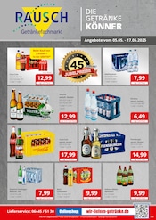 Cola im Getränkefachmarkt Rausch Prospekt in Neu-Anspach Aktueller Getränkefachmarkt Rausch Prospekt mit Cola, "DIE GETRÄNKEKÖNNER", Seite 1