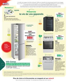 Catalogue Extra à Évron cette semaine, valable du 25/06/2025 au 09/08/2025 Prospectus Extra à Évron, "Préservez la vie de vos appareils", 8 pages de promos valables du 25/06/2025 au 09/08/2025
