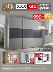 Schlafzimmerschrank Angebot im XXXLutz Möbelhäuser Prospekt, gültig von 09.06.2025 bis 22.06.2025 Schlafzimmerschrank Angebot im aktuellen XXXLutz Möbelhäuser Prospekt auf Seite 1