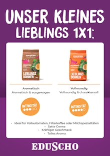Bohnen im Eduscho Prospekt "EINFACH LECKER KAFFEE." mit 7 Seiten (Dortmund)