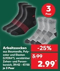 Arbeitssocken für 2,99 € bei Kaufland im Angebot Arbeitssocken im aktuellen Kaufland Prospekt