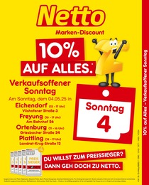 Aktueller Netto Marken-Discount Discounter Prospekt für Eichendorf: 10% auf ALLES. mit 2} Seiten, 03.05.2025 - 03.05.2025