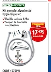 Kit complet douchette hygiénique wc - Pro Norm - Screwfix à Lens Kit complet douchette hygiénique wc - Pro Norm en promo chez Screwfix Lens à 17,49 €