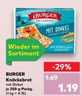 Knäckebrot Angebote von BURGER bei Kaufland Reutlingen für 1,19 €