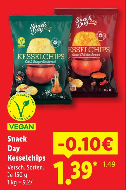Kesselchips Salt & Vinegar Geschmack