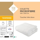Couette microfibre tempérée - TEX HOME - Carrefour à Montluçon Couette microfibre tempérée - TEX HOME en promo chez Carrefour Montluçon à 19,99 €