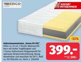 Kaltschaummatratze „Senso KS XXL“ von ERGO DREAM im aktuellen Segmüller Prospekt für 399,00 €