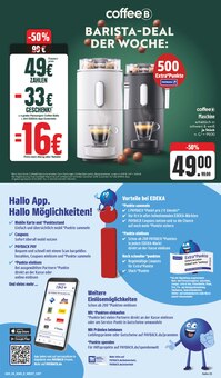 Kaffeemaschine im EDEKA Prospekt "Wir lieben Lebensmittel!" mit 28 Seiten (Jena)