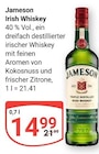 Aktuelle Spirituosen Angebote bei GLOBUS in Braunschweig Aktuelles Irish Whiskey Angebot bei GLOBUS in Braunschweig ab 14,99 €