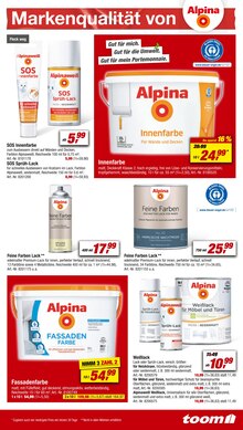 Farbe im Toom Baumarkt Prospekt WOCHENWEISE MEGAPREISE! auf S. 14