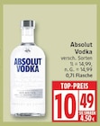 Vodka Angebote von Absolut bei EDEKA Berlin für 10,49 €