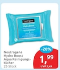 Hydro Boost Aqua Reinigungstücher von Neutrogena für 1,99 € bei budni im Angebot Hydro Boost Aqua Reinigungstücher von Neutrogena im aktuellen budni Prospekt