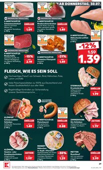 Rindfleisch im Kaufland Prospekt "Hier bin ich richtig" mit 75 Seiten (Heilbronn)