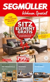 Aktueller Segmüller Prospekt mit Couch, "Segmüller Wohnen Spezial", Seite 1