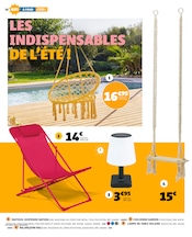 Promos Balançoire dans le catalogue "À FOND L'ÉTÉ !" de Gifi Balançoire en promo dans le catalogue Gifi à la page 16