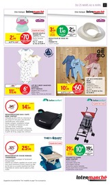 Siège Auto Bébé Angebote im Prospekt "50% REMBOURSÉS EN BONS D'ACHAT SUR LE RAYON ALIMENTATION ET HYGIÈNE BÉBÉ" von Intermarché auf Seite 7