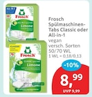 Spülmaschinen-Tabs Classic von Frosch für 8,99 € bei budni im Angebot Spülmaschinen-Tabs Classic von Frosch im aktuellen budni Prospekt