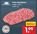 Puten Hackfleisch im Netto Marken-Discount Prospekt Puten Hackfleisch von Gut Ponholz im aktuellen Netto Marken-Discount Prospekt für 1,99 €