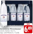 Sprudel Angebote von Gerolsteiner bei EDEKA Weinheim für 6,49 €