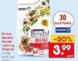 Beneful Hundenahrung Original im Angebot bei Netto Marken-Discount in Bruchsal Beneful Hundenahrung Original Angebote von Purina bei Netto Marken-Discount Bruchsal für 3,99 €