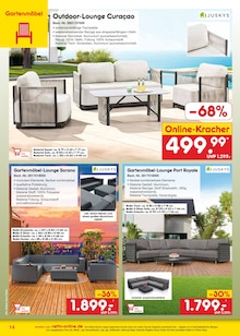 Gartenmöbel im Netto Marken-Discount Prospekt "netto-online.de - Exklusive Angebote" mit 36 Seiten (Nürnberg)