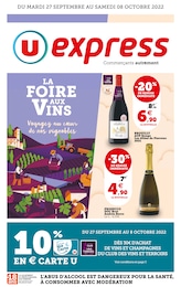 U Express Catalogue "LA FOIRE AUX VINS", 10 pages, Vincennes,  27/09/2022 - 08/10/2022
