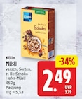 Schoko-Hafer-Müsli von Kölln für 2,49 € bei EDEKA im Angebot Schoko-Hafer-Müsli von Kölln im aktuellen EDEKA Prospekt